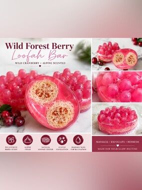 Wild Forest Berry Vegan Loofah Bar